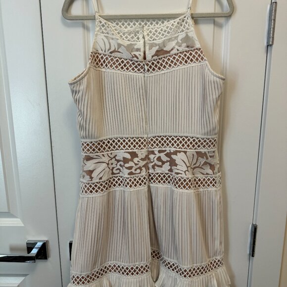 Ivory Adelyn Rae Crochet Mini Dress - Picture 3 of 3